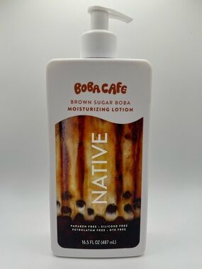 Native Boba Cafe Brown Sugar Boba Moisturizing Lotion 16.5 oz New